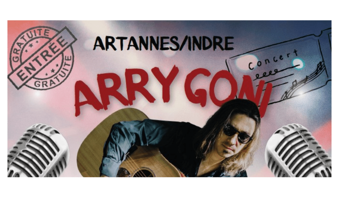 Samedi 15 novembre à 20h30 – Concert d’ARRY GONI à la Salle des Fêtes