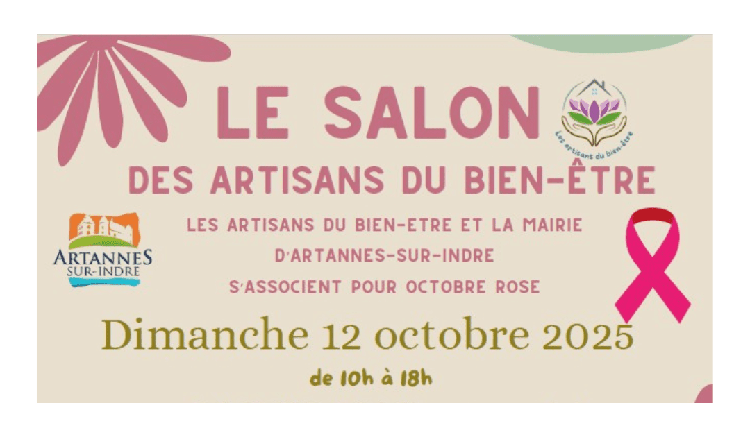 Dimanche 12 octobre dès 10h – Le Salon des Artisans du Bien-être pour octobre rose