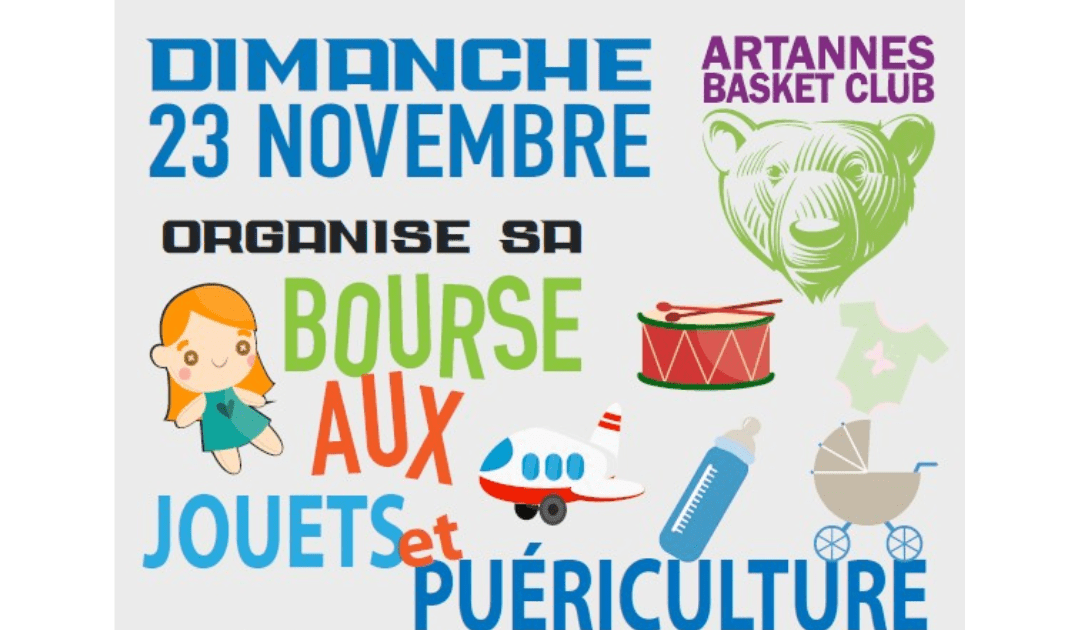 Dimanche 23 novembre 2025 – Bourse aux jouets et puériculture