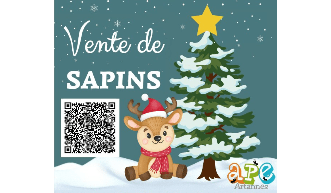 VENTE DE SAPINS DE NOËL par l’Association des Parents d’Élèves