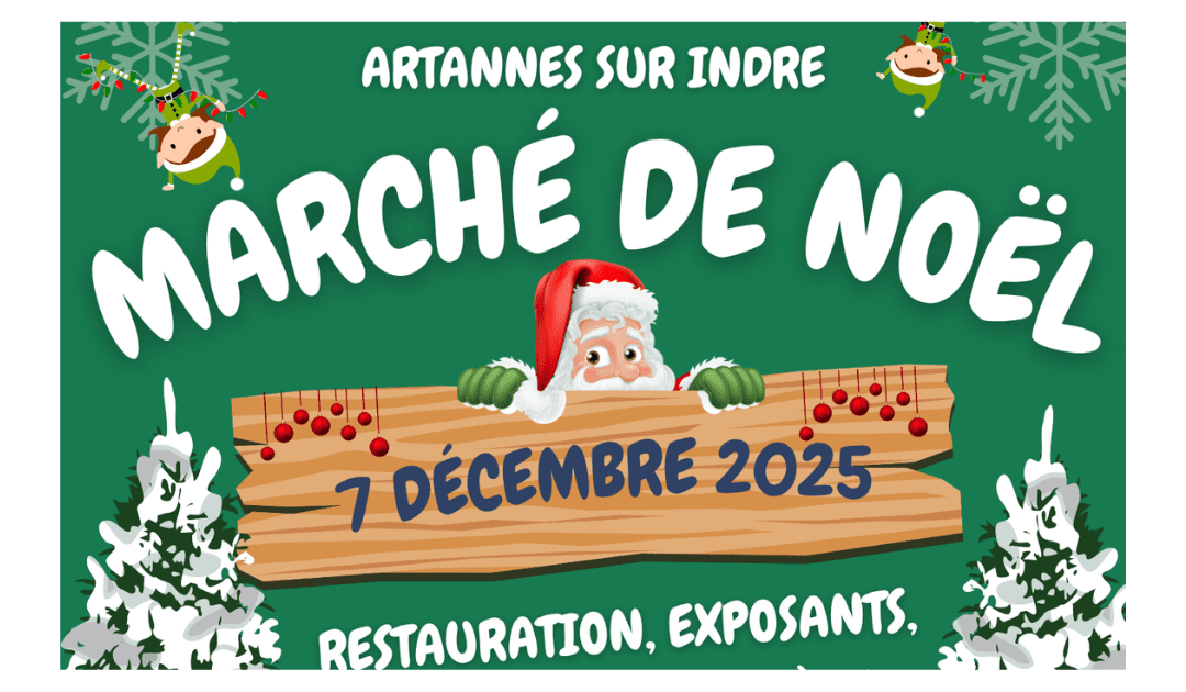 Dimanche 7 décembre 2025 – Marché de Noël de 10h à 18h