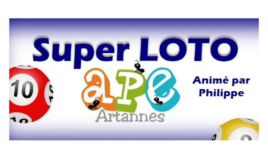 Samedi 17 janvier 2026 – Super LOTO de l&rsquo;APE